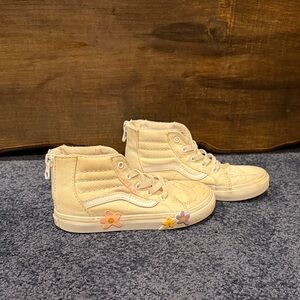 Vans Toddler Cream Sneakers